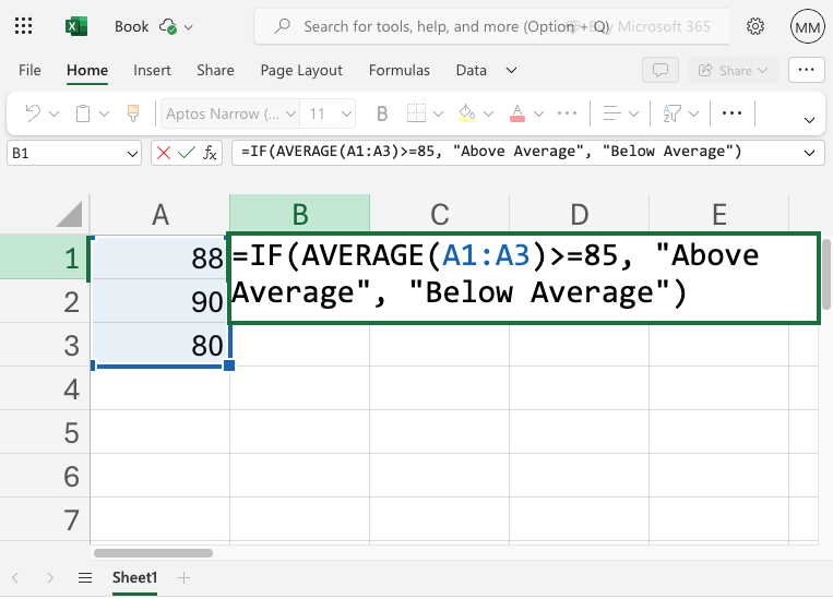 Excel Formulas and Functions